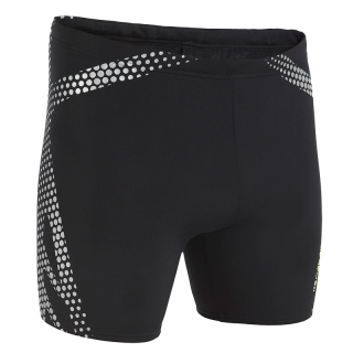 DECATHLON 迪卡侬 nabaiji 8179557 男士长款泳裤 银色印花 M