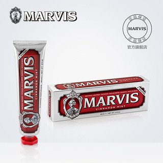 MARVIS 玛尔斯 薄荷牙膏  红色肉桂 85ml 单支装