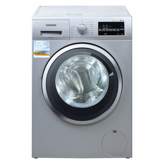 SIEMENS 西门子 XQG80-WD12G4C01W 滚筒洗衣机 8kg  银色