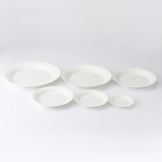 MUJI 无印良品 骨瓷餐盘 直径20*高2.5cm
