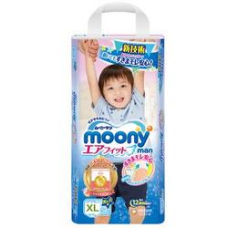 moony 尤妮佳 男婴用拉拉裤 XL38片 *3件 +凑单品