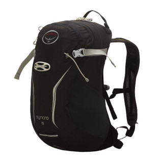 OSPREY 小鹰 SYNCRO 同路 户外骑行徒步背包 15L 黑灰色 S/M