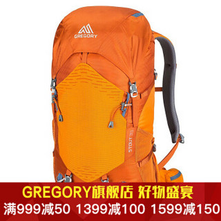 GREGORY 格里高利 STOUT 男款户外登山包 橙色 35L