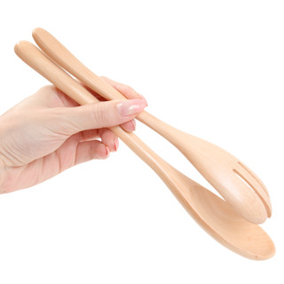 NITORI 勺子实木便携餐具 勺3.9*19cm