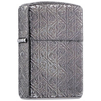 ZIPPO 之宝 ZBT-4-12 心事古银/铜 煤油防风火机 古银