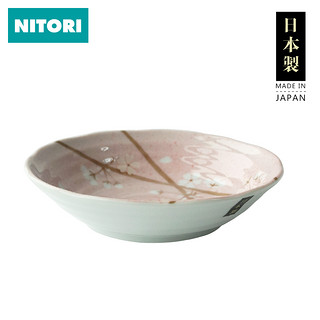 NITORI 粉墨樱系列 碗盘套装 8.5英寸圆盘