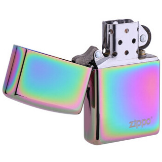 ZIPPO 之宝 151ZL 金幻彩商标 PVD浸染彩印 煤油防风火机