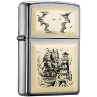 ZIPPO 之宝 29397 船与灯塔 煤油防风火机 +凑单品