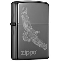ZIPPO 之宝 黑冰 雄鹰翱翔 煤油防风火机