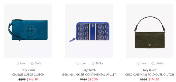 SPRING 精选TORY BURCH 汤丽柏琦 服饰鞋包促销
