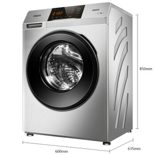 SANYO/三洋 WF90BHIS565S 9kg 哑光银 洗烘一体机
