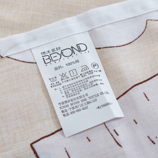 BEYOND 博洋家纺 水洗棉四件套 纸飞机 220cm*240cm