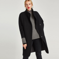 ZARA 08282614800 女款中长大衣