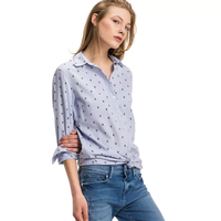 TOMMY HILFIGER 汤米·希尔费格 MICROPRINT SHIRT 女士衬衫