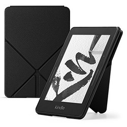 亚马逊折叠式真皮保护套 （Kindle Voyage 电子书阅读器）,黑色