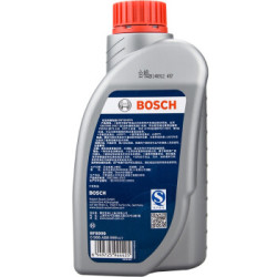 博世(BOSCH)DOT4 刹车油/制动液 1L塑料桶装 通用标准型(干沸点250℃/湿沸点160℃)进口原料国内调配 一升装 *3件