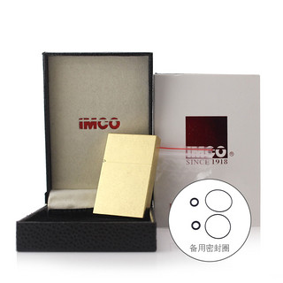 IMCO 爱酷 IC5200 纯铜超薄防水煤油打火机 原铜滚花