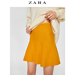 ZARA 06254104305 A字型迷你裙