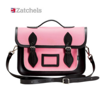 Zatchels 女士拼色剑桥包 11.5寸 