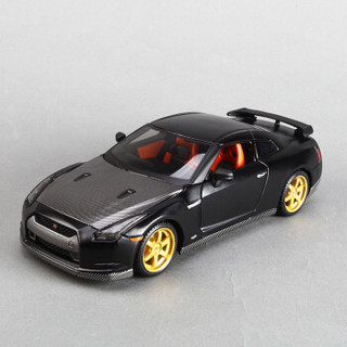 Maisto 美驰图 1:24 日产GTR 仿真汽车模型 亮黑色
