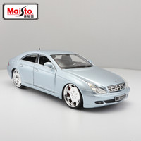 Maisto 美驰图 1:18 奔驰 CLS-Class 仿真汽车模型 金属浅蓝