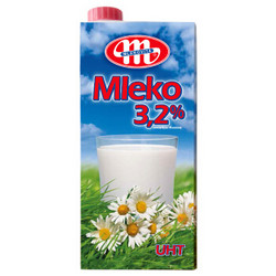 波兰 进口牛奶 妙可（Mlekovita）全脂牛奶1L*12盒（含税））