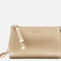 Furla 芙拉 Luna Small 女士单肩斜跨包 Bronze