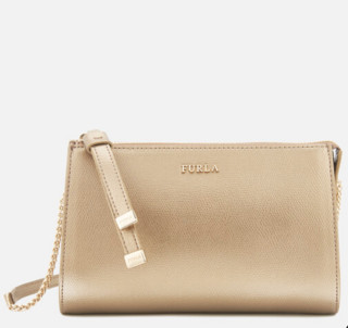 Furla 芙拉 Luna Small 女士单肩斜跨包 Bronze