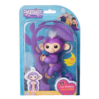 WowWee Fingerlings 多彩手指猴机器人 紫色