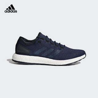 adidas 阿迪达斯 pureboost 2.0 男子跑鞋 深藏青蓝/基础蓝/神秘蓝 44