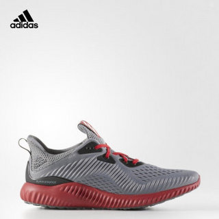 adidas 阿迪达斯 alphabounce 男子跑鞋 三度灰/校园红/1号黑色 41