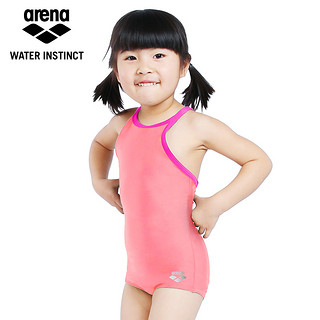 arena 阿瑞娜 ARNC75WJ 女童连体速干泳衣 黑色 115-125(6-7岁),125-135(8-9岁),135-145(10-11岁),145-15