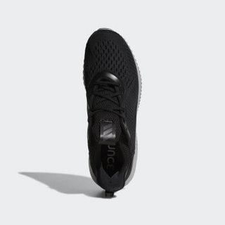 adidas 阿迪达斯 alphabounce 男子跑鞋 BY4264  1号黑色/亮白/石墨黑 45