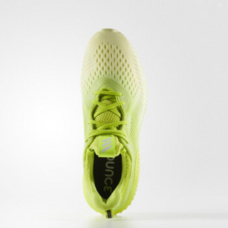 adidas 阿迪达斯 alphabounce 男子跑鞋 冰晶黄/亮黄荧光/亮白 43.5