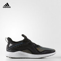 adidas 阿迪达斯 alphabounce 男子跑鞋 1号黑色/亮白/神秘沥青蓝 44