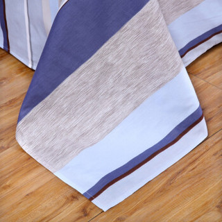 AVIVI 艾薇 床单单件学生宿舍被单男士水洗棉单人床单夏季 条纹时代 180*230cm