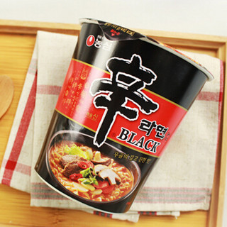 NONGSHIM 农心 BLACK黑牌辛拉面 101g 单杯