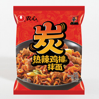 NONGSHIM 农心 炭 热辣鸡排拌面 136g 单包