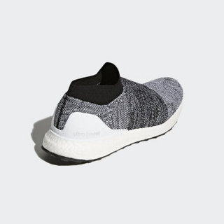adidas 阿迪达斯 UltraBOOST Laceless 男士跑鞋 亮白/1号黑色 40