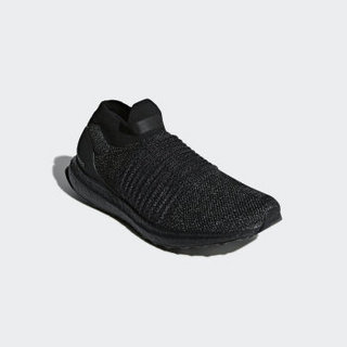 adidas 阿迪达斯 UltraBOOST Laceless 男士跑鞋 1号黑色 45