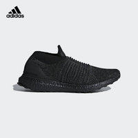 adidas 阿迪达斯 UltraBOOST Laceless 男士跑鞋 1号黑色 43.5