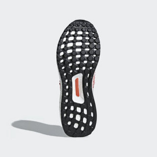 adidas 阿迪达斯 UltraBOOST Laceless 男士跑鞋 亮白/影迹浅猩红 41