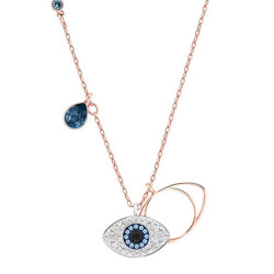 SWAROVSKI 施华洛世奇 Duo Evil Eye 恶魔之眼 5172560 锁骨链
