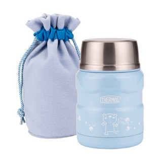 THERMOS 膳魔师 SK3003 儿童不锈钢焖烧罐  蓝色