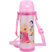 Disney 迪士尼 HM1912 儿童不锈钢保温杯 粉色公主款