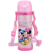 Disney 迪士尼 HM1912 儿童不锈钢保温杯 粉色米妮款