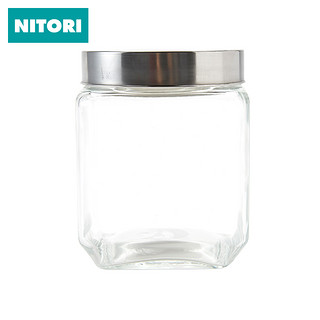 NITORI 丝口保存瓶 透明玻璃瓶子 1200ml