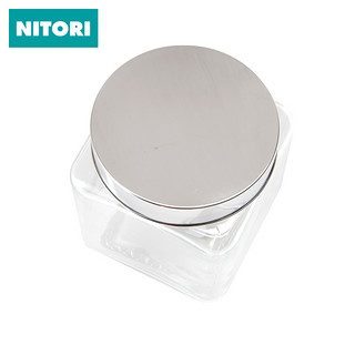 NITORI 丝口保存瓶 透明玻璃瓶子 1700ml