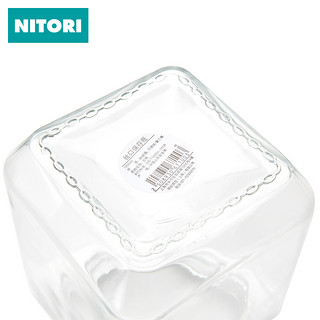 NITORI 丝口保存瓶 透明玻璃瓶子 1700ml