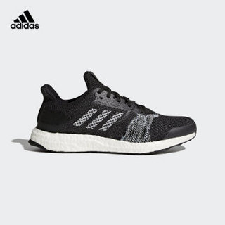 adidas 阿迪达斯 UltraBOOST ST 男子跑鞋 1号黑色/亮白/碳黑 41